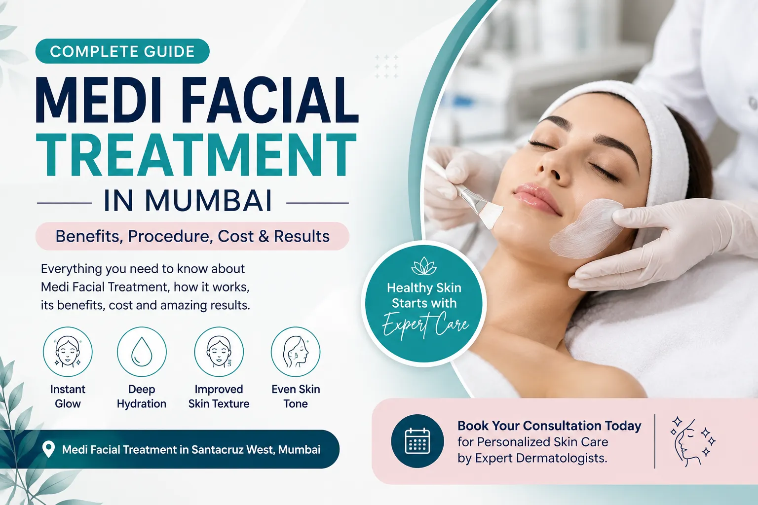 Read more about the article Medi Facial Treatment in Mumbai: Benefits, Procedure, Cost & Results