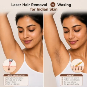 Read more about the article Laser Hair Removal vs Waxing for Indian Skin
